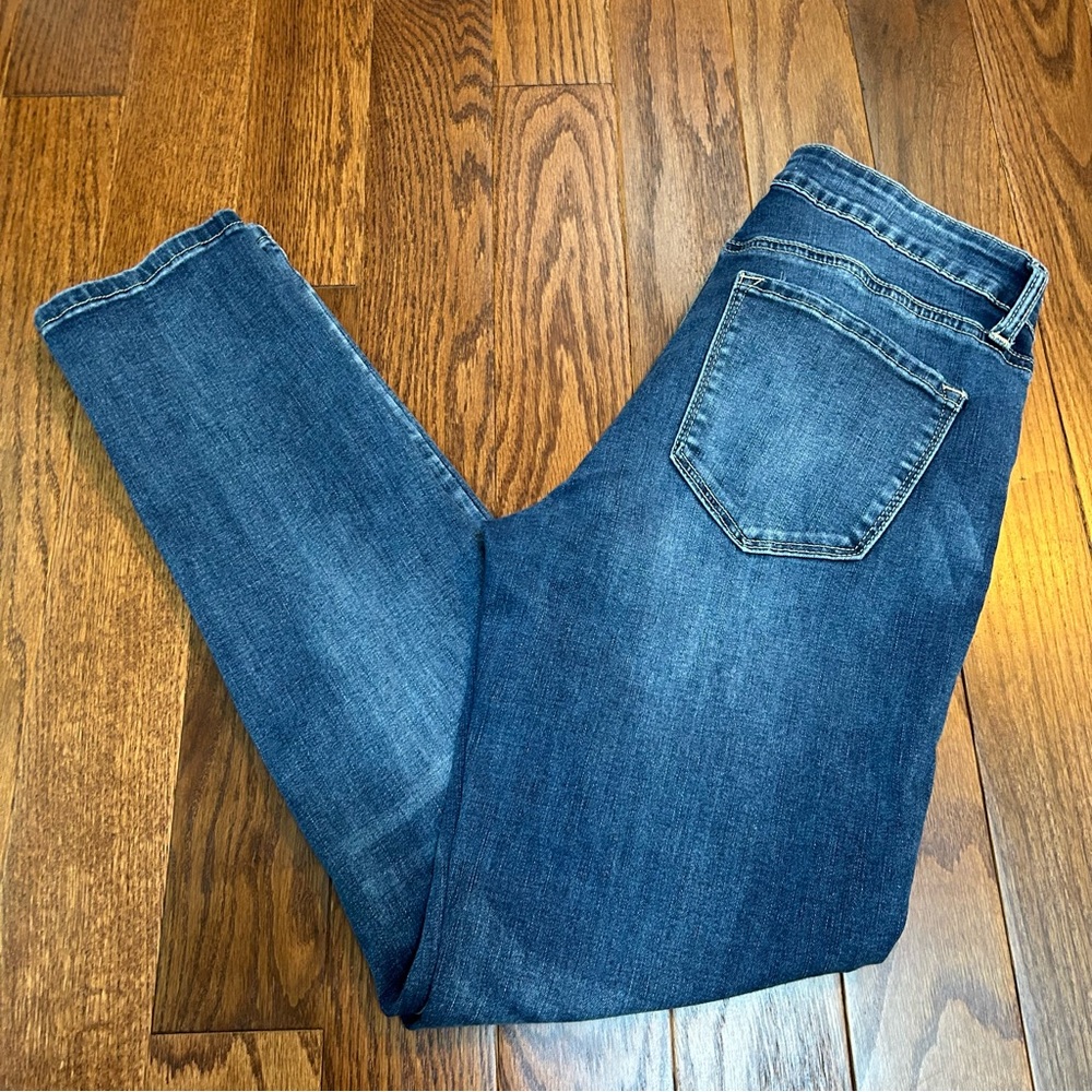 KanCan Dark Blue Women's Straight Leg Skinny Jeans - size 11